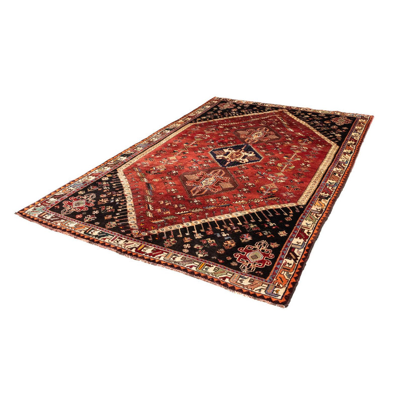 Tapis persan - Nomadic - 265 x 168 cm - rouge foncé