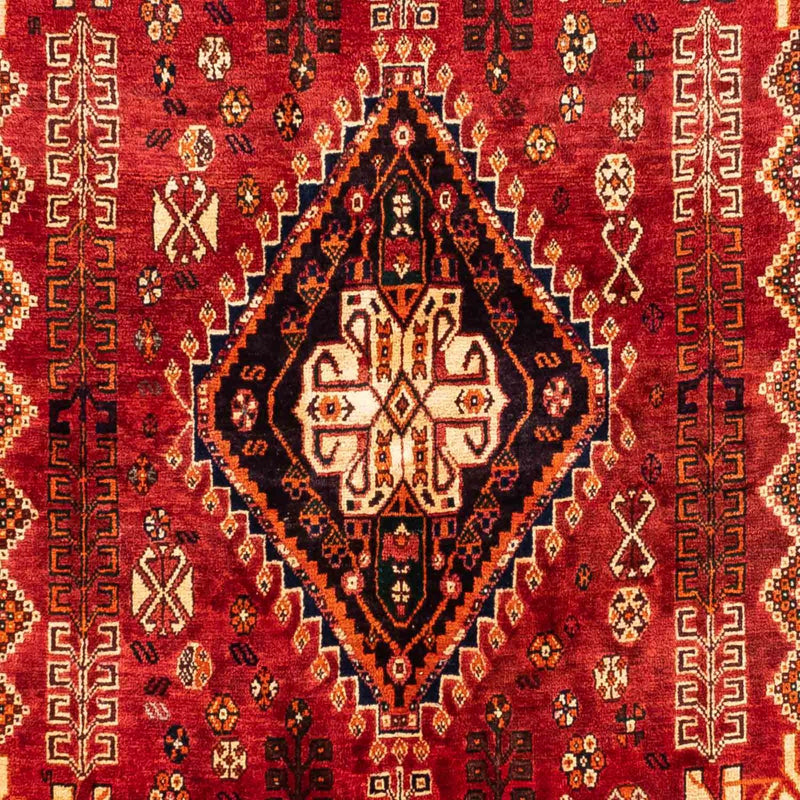 Tapis persan - Nomadic - 240 x 167 cm - rouge foncé