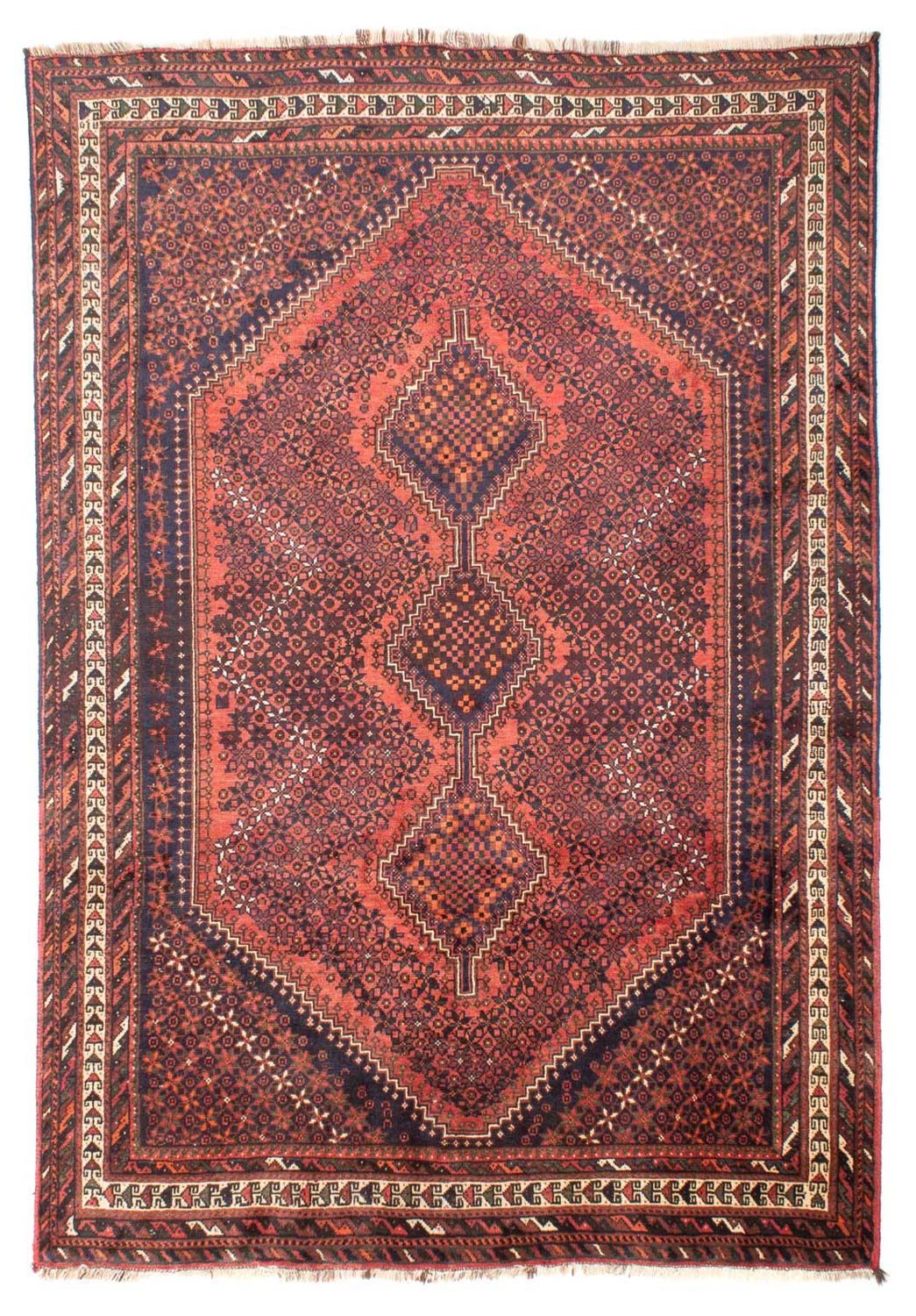 Tapis persan - Nomadic - 282 x 200 cm - rouge clair
