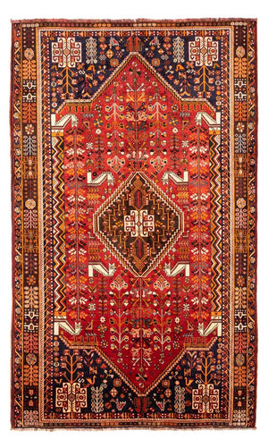 Tapis persan - Nomadic - 278 x 165 cm - rouge foncé