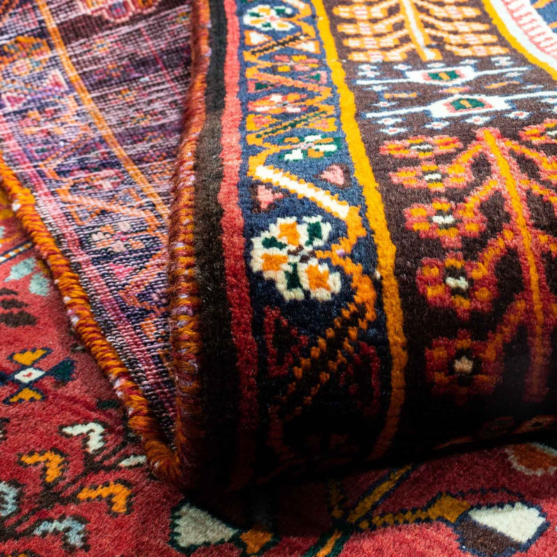 Tapis persan - Nomadic - 278 x 165 cm - rouge foncé