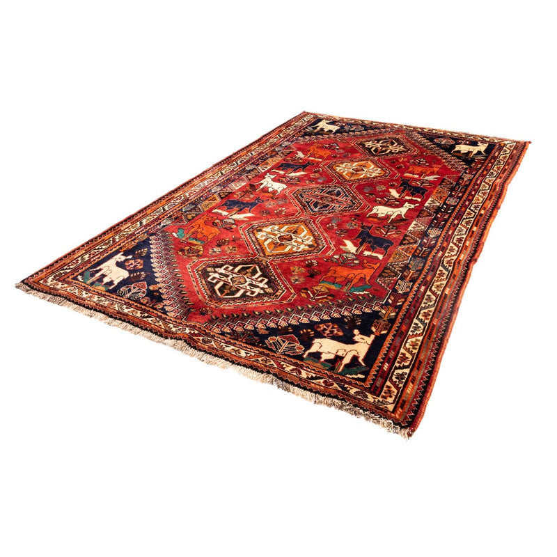 Tapis persan - Nomadic - 265 x 172 cm - rouge