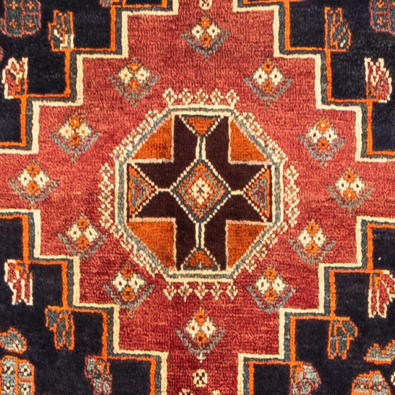 Tapis persan - Nomadic - 246 x 160 cm - bleu foncé