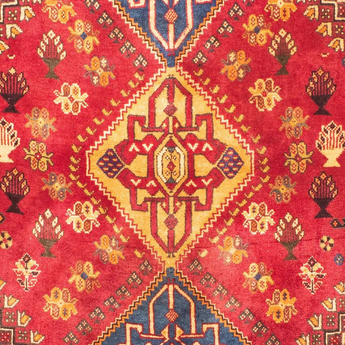 Tapis persan - Nomadic - 175 x 120 cm - rouge foncé