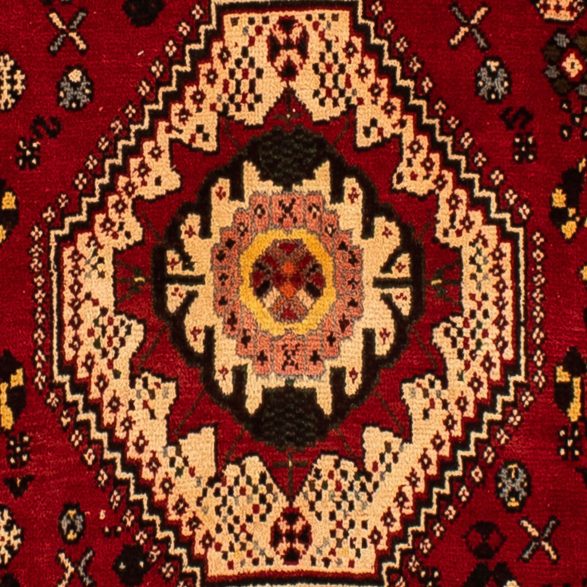 Tapis persan - Nomadic - 295 x 210 cm - rouge foncé