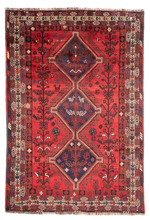 Tapis persan - Nomadic - 295 x 200 cm - rouge