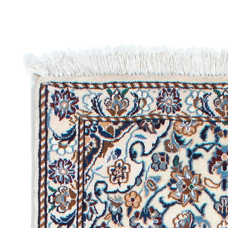 Tapis de couloir Tapis persan - Nain - Royal - 196 x 59 cm - beige