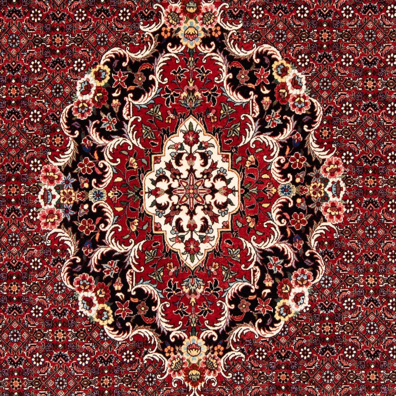 Tapis persan - Bidjar - 229 x 172 cm - rouge foncé
