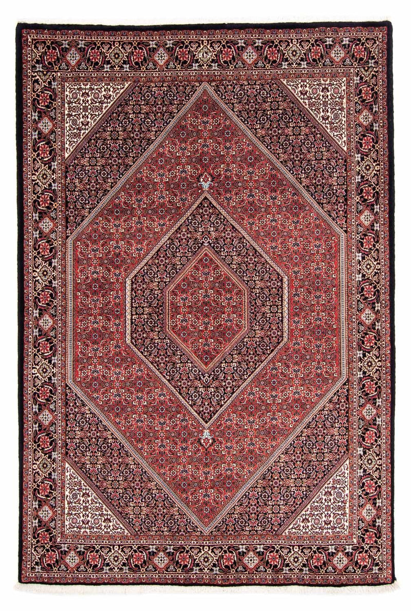 Tapis persan - Bidjar - 238 x 169 cm - bleu foncé