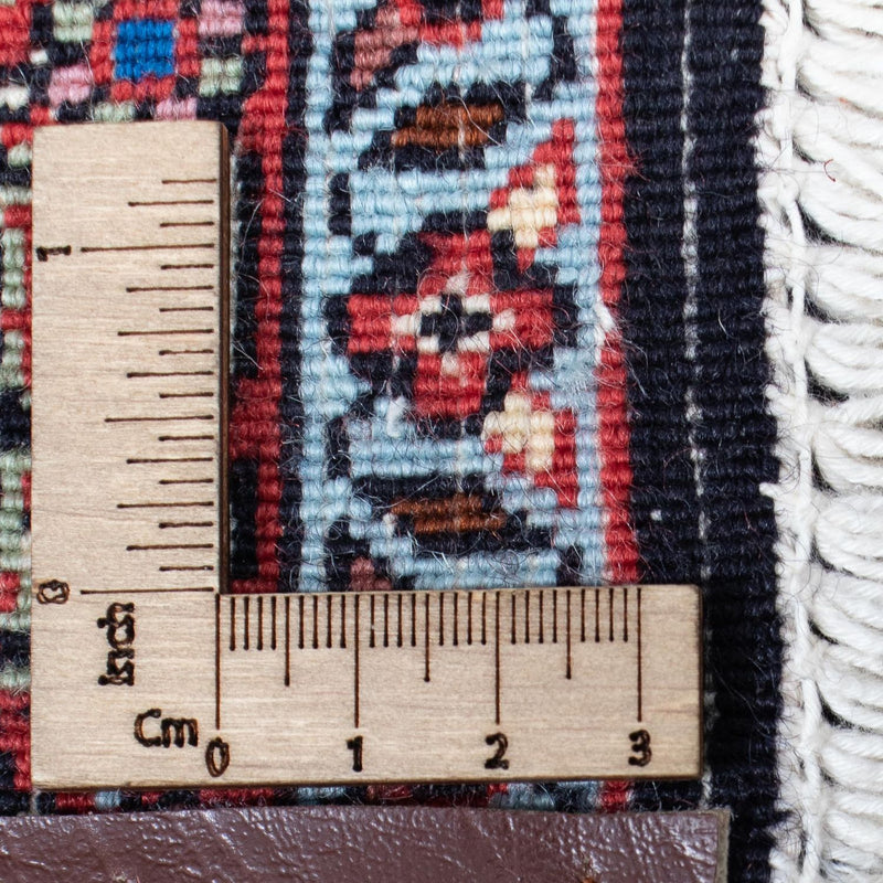 Tapis de couloir Tapis persan - Bidjar - 418 x 86 cm - rouge clair