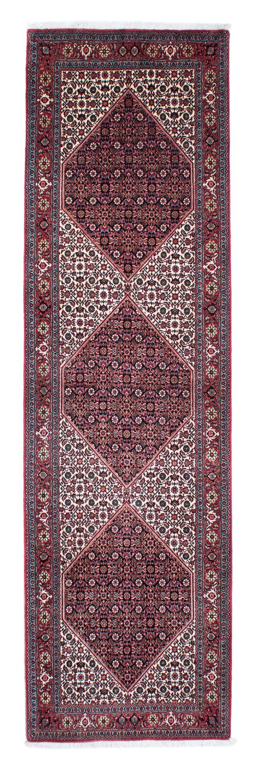 Tapis de couloir Tapis persan - Bidjar - 295 x 85 cm - rouge
