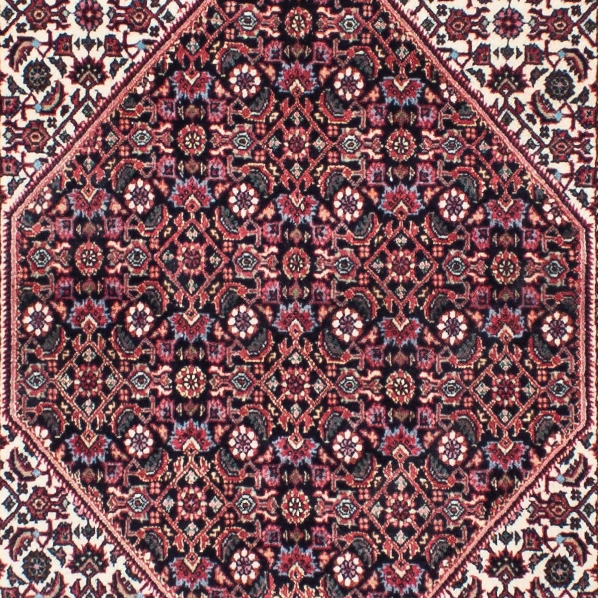 Tapis de couloir Tapis persan - Bidjar - 295 x 85 cm - rouge