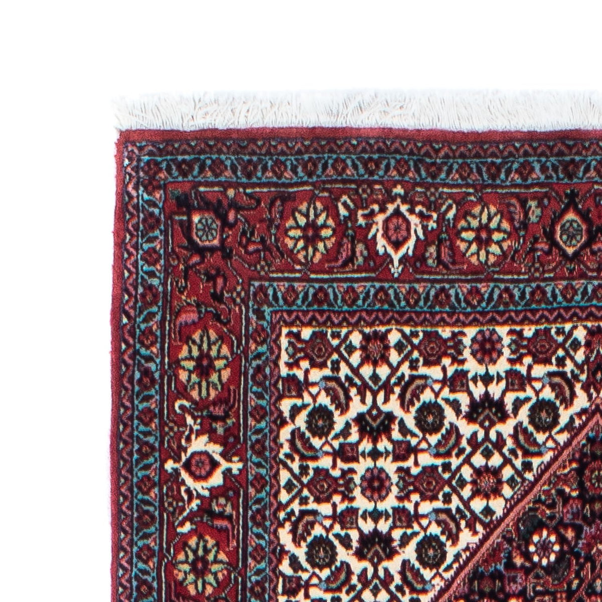 Tapis de couloir Tapis persan - Bidjar - 295 x 85 cm - rouge