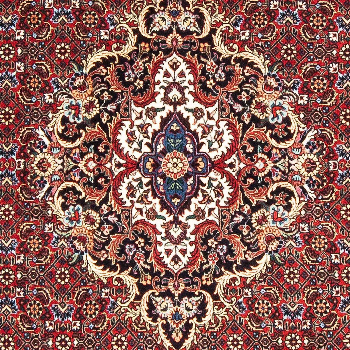 Tapis persan - Bidjar - 175 x 109 cm - rouge foncé