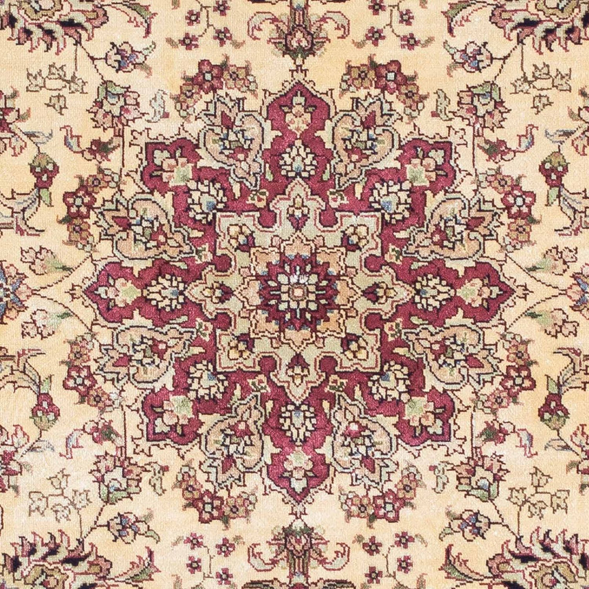 Tapis oriental - Hereke - 122 x 69 cm - rouge foncé