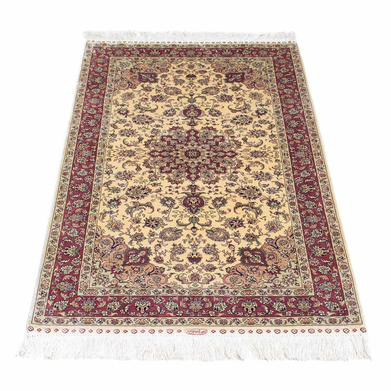 Tapis oriental - Hereke - 122 x 69 cm - rouge foncé