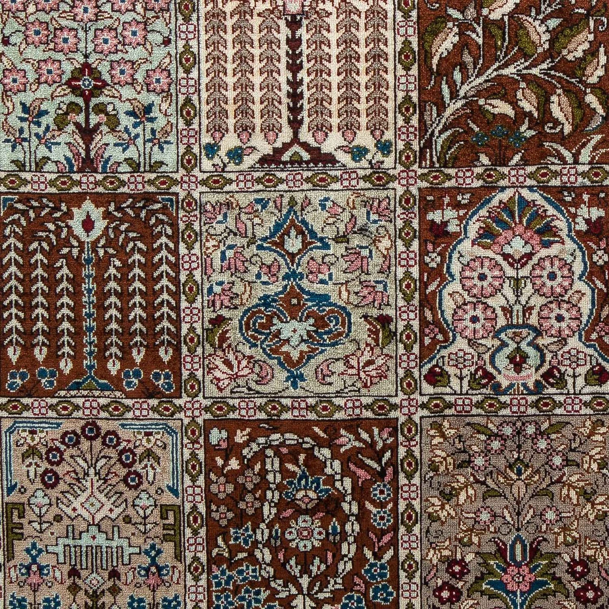 Tapis persan - Ghom - 91 x 59 cm - multicolore