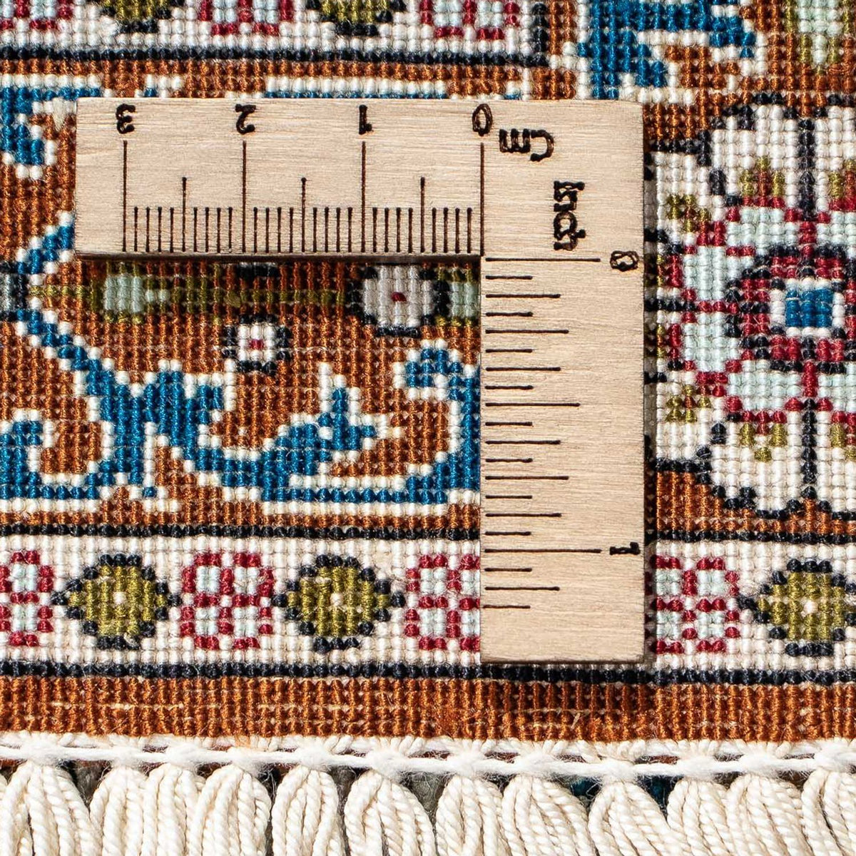 Tapis persan - Ghom - 91 x 59 cm - multicolore