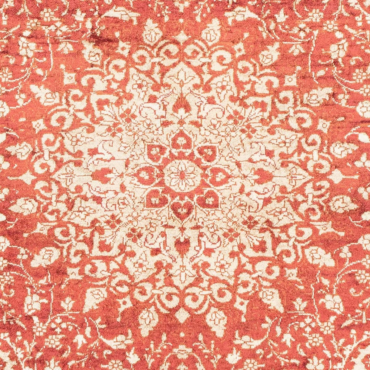 Tapis oriental - Hereke - 122 x 69 cm - rouge foncé