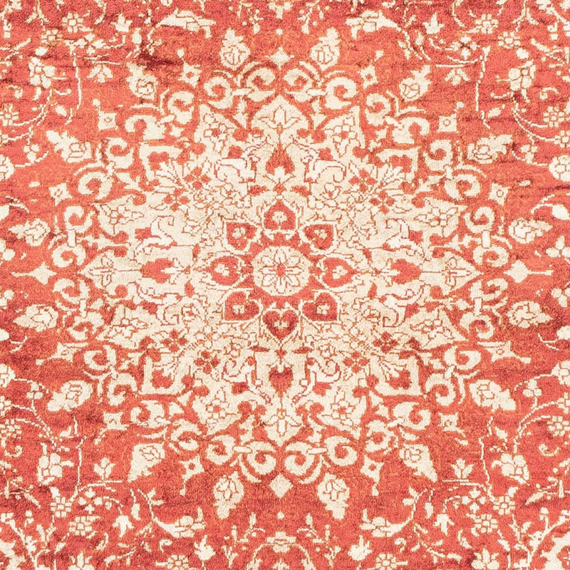 Tapis oriental - Hereke - 122 x 69 cm - rouge foncé