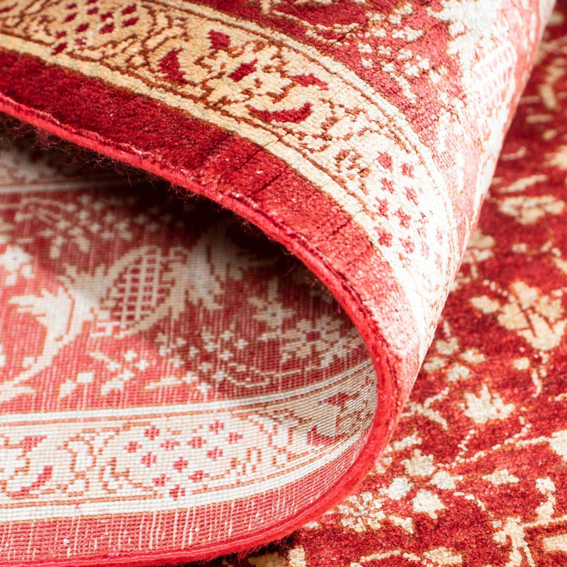 Tapis oriental - Hereke - 122 x 69 cm - rouge foncé