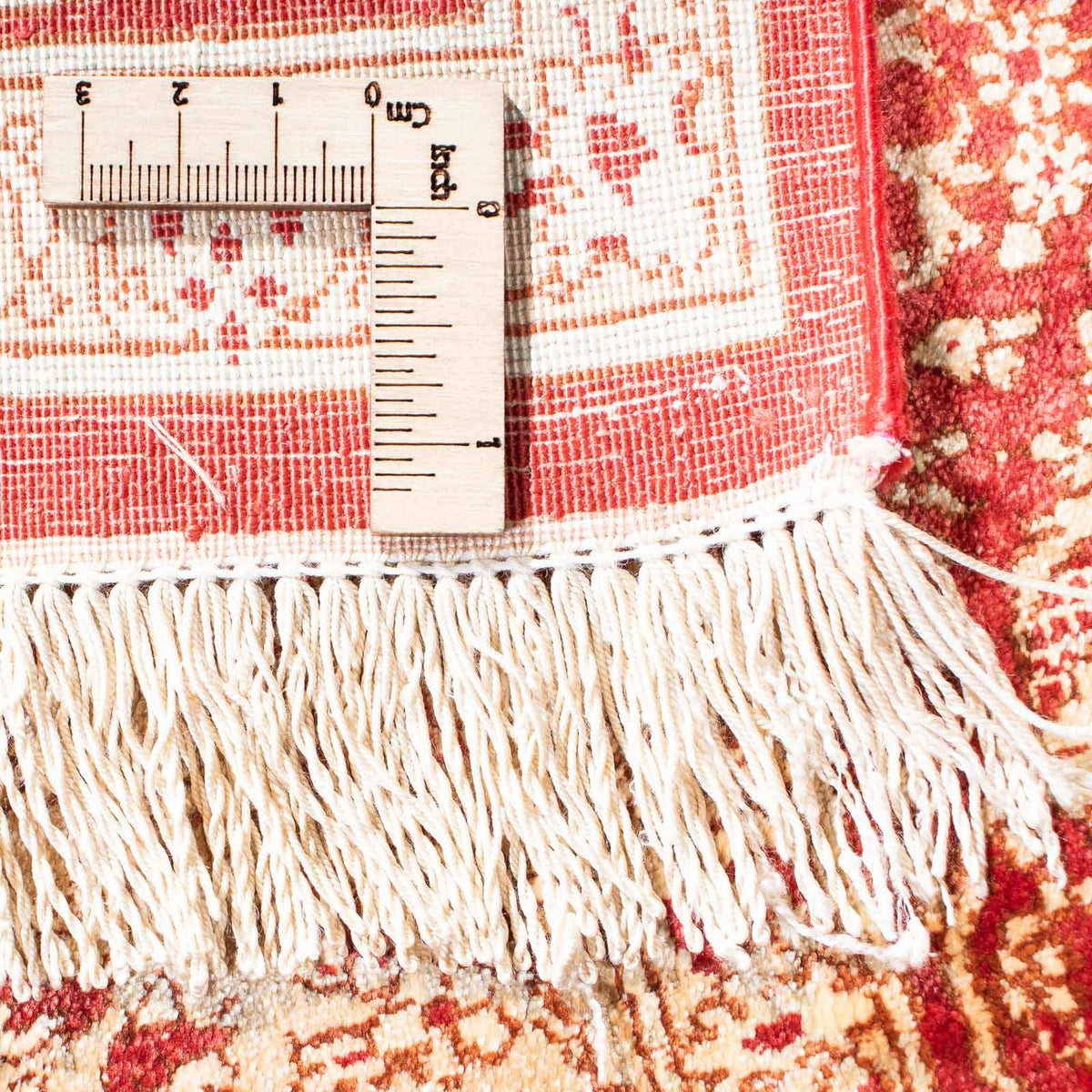 Tapis oriental - Hereke - 122 x 69 cm - rouge foncé