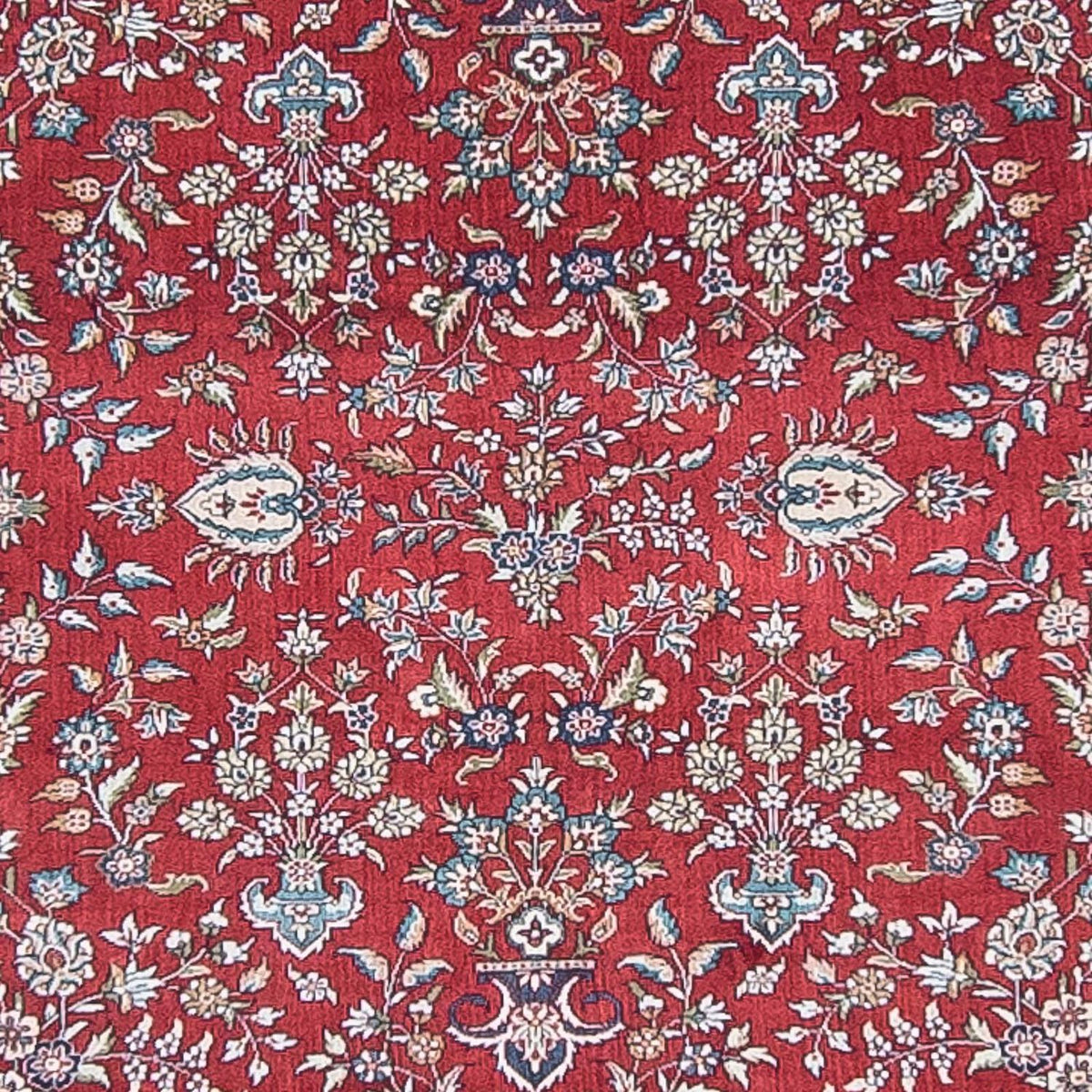 Tapis de couloir Tapis oriental - Hereke - 369 x 78 cm - rouge foncé