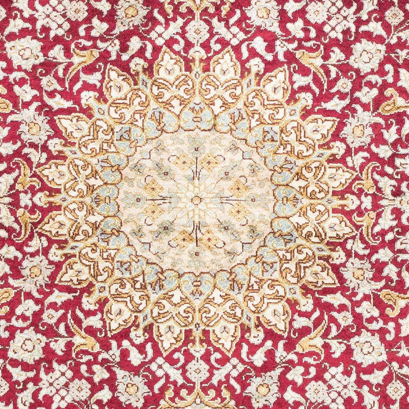 Tapis oriental - Hereke - 122 x 76 cm - rouge foncé