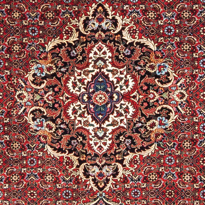 Tapis persan - Bidjar - 165 x 110 cm - rouge foncé