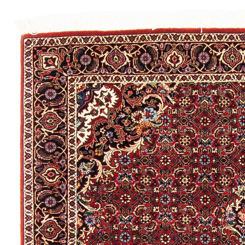 Tapis persan - Bidjar - 165 x 110 cm - rouge foncé