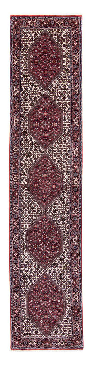 Tapis de couloir Tapis persan - Bidjar - 373 x 80 cm - multicolore