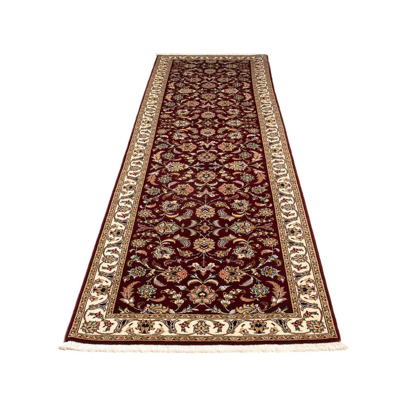 Tapis de couloir Tapis persan - Tabriz - Royal - 315 x 88 cm - rouge foncé
