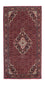 Tapis de couloir Tapis persan - Bidjar - 202 x 104 cm - rouge foncé