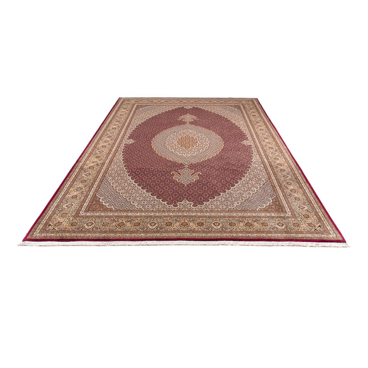 Tapis persan - Tabriz - 302 x 198 cm - rouge
