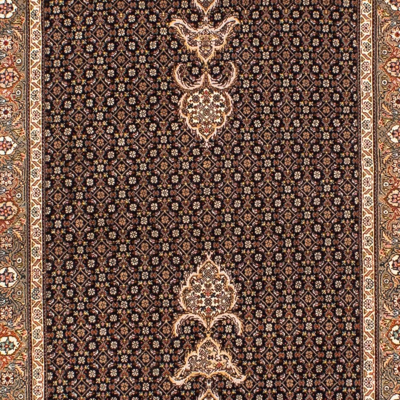Tapis de couloir Tapis persan - Tabriz - 248 x 81 cm - bleu foncé