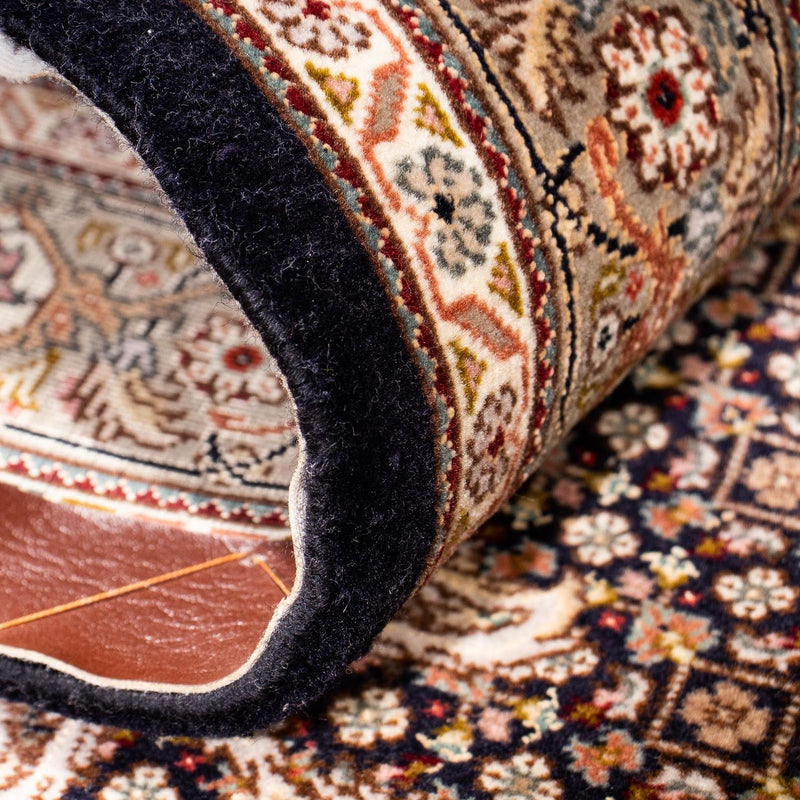 Tapis de couloir Tapis persan - Tabriz - 248 x 81 cm - bleu foncé