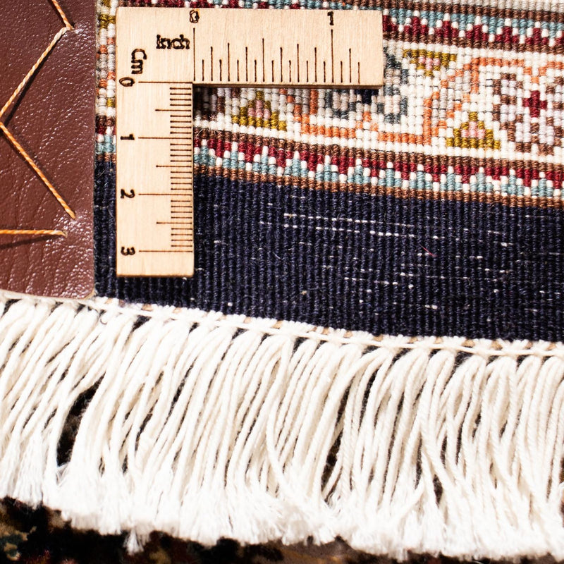 Tapis de couloir Tapis persan - Tabriz - 248 x 81 cm - bleu foncé