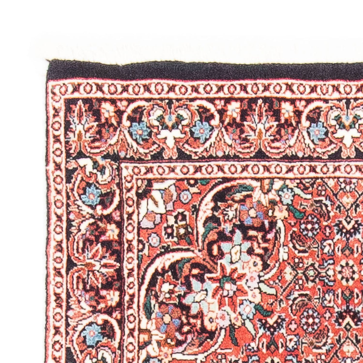 Tapis persan - Bidjar - 142 x 67 cm - rouge clair