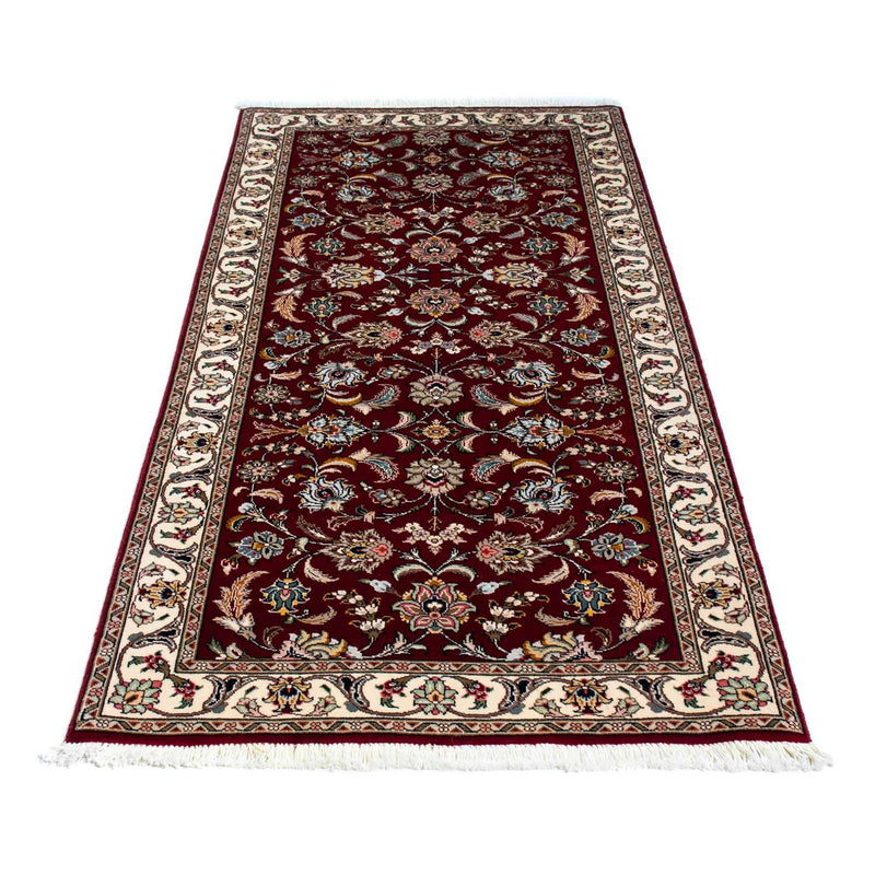 Tapis de couloir Tapis persan - Tabriz - Royal - 197 x 87 cm - rouge foncé