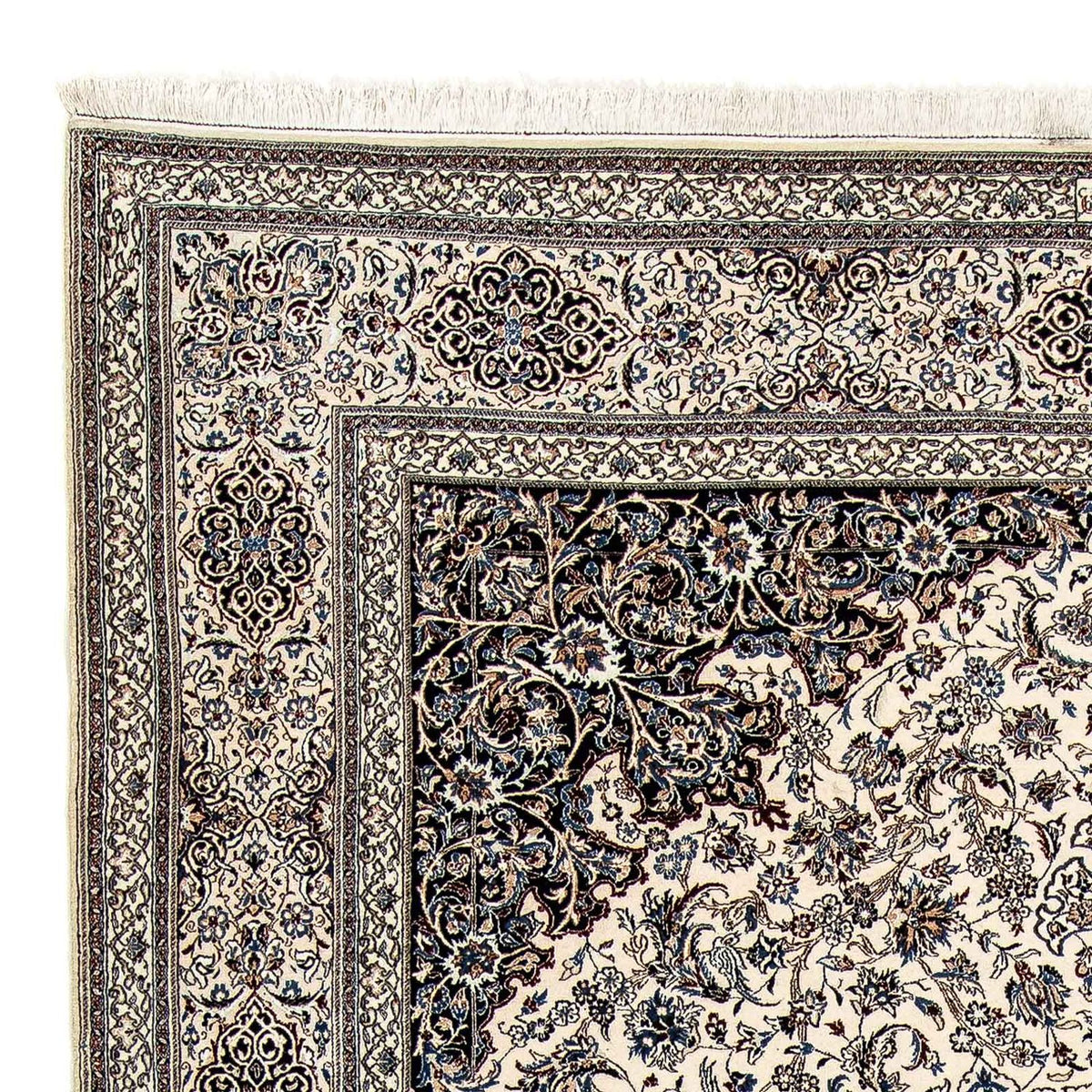 Tapis persan - Nain - Premium - 318 x 218 cm - beige