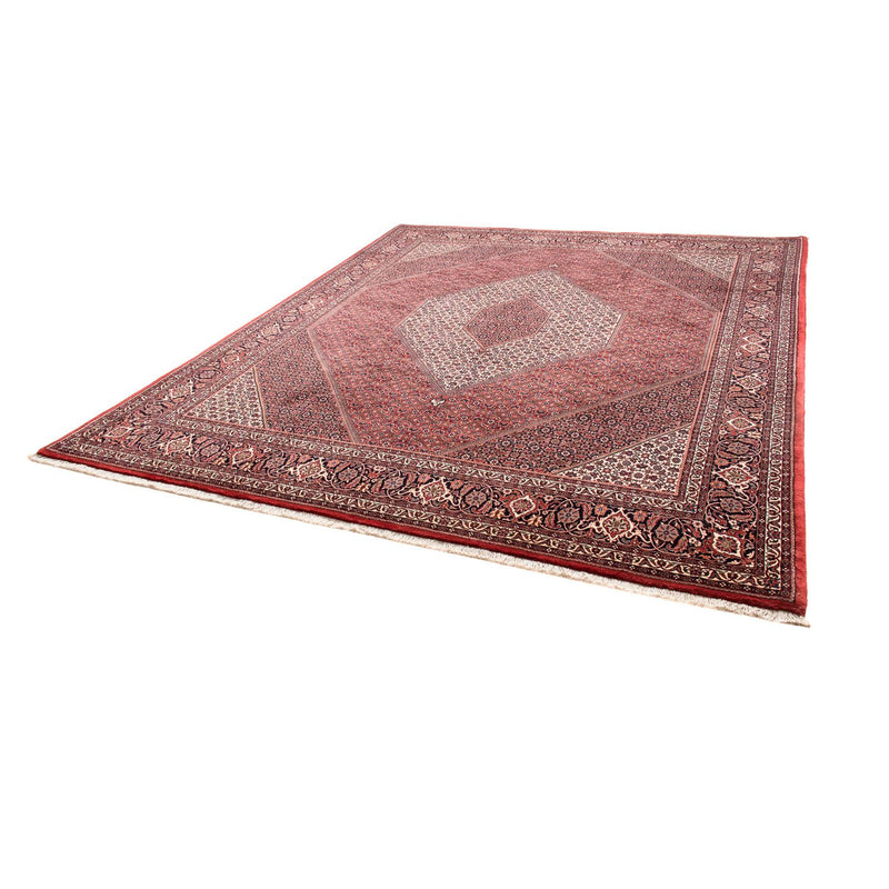 Tapis persan - Bidjar - 314 x 253 cm - rouge foncé