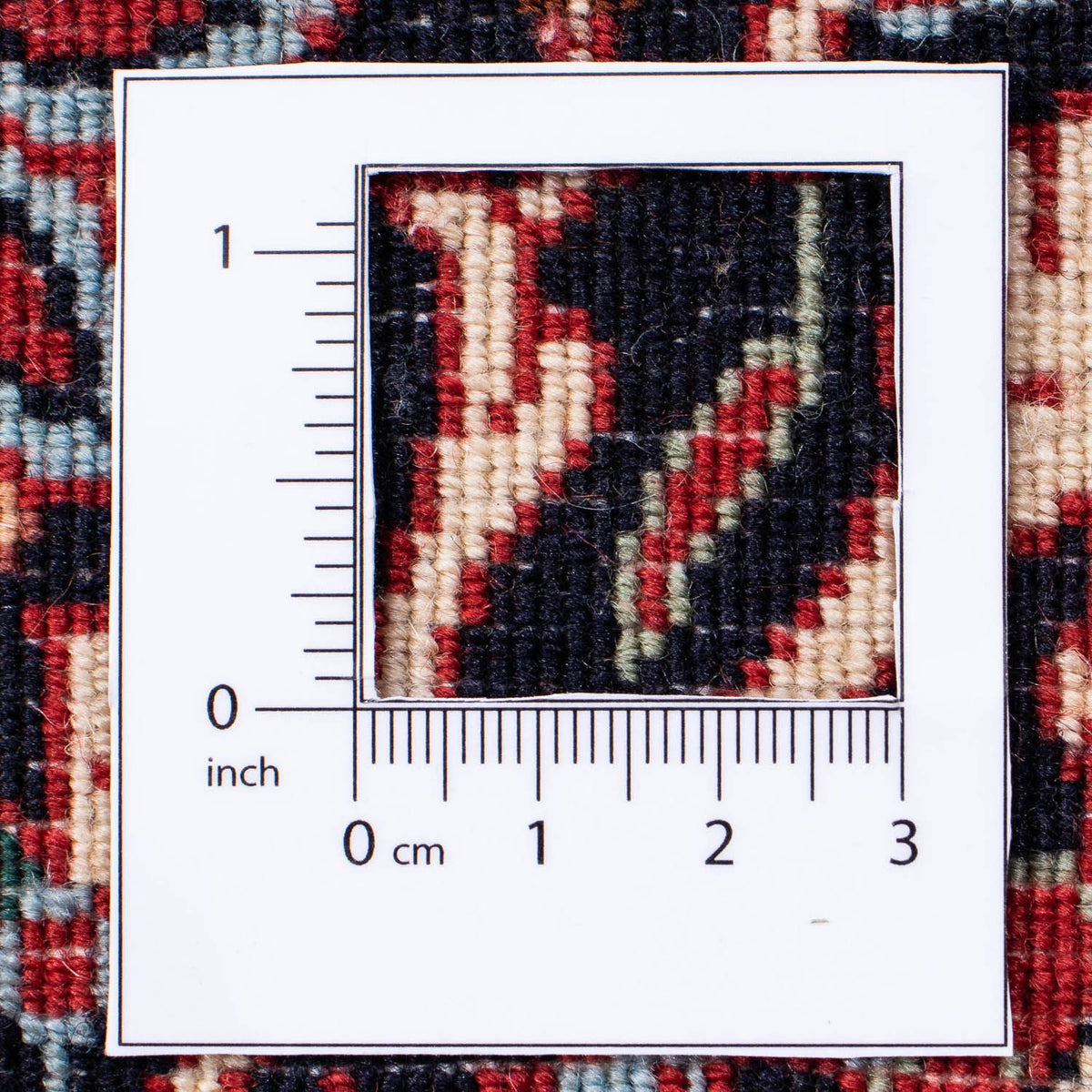 Tapis persan - Bidjar - 314 x 253 cm - rouge foncé