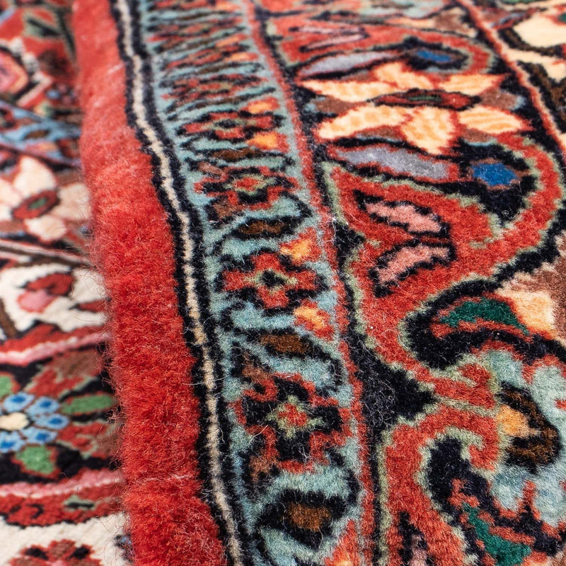 Tapis persan - Bidjar - 308 x 254 cm - rouge foncé
