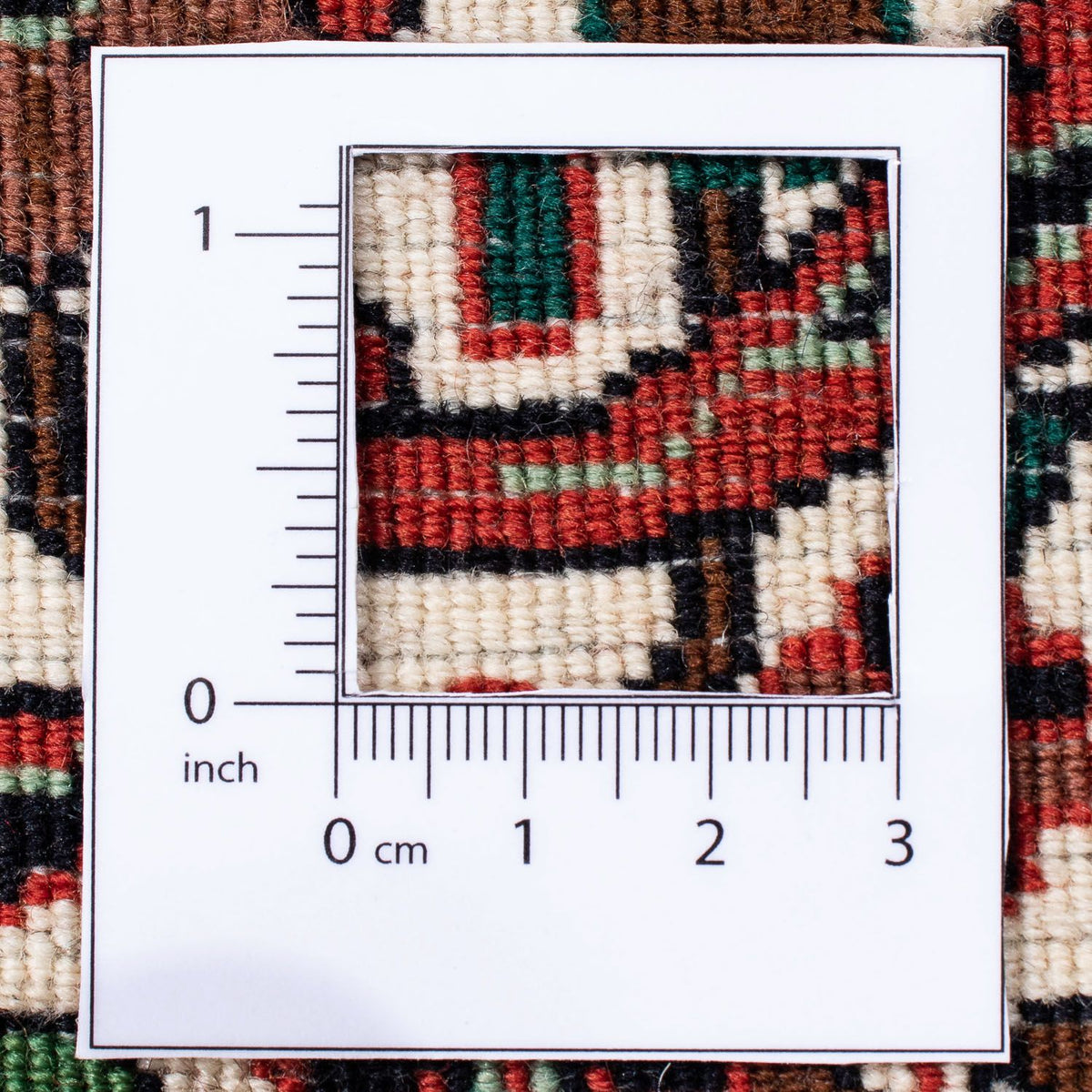 Tapis persan - Bidjar - 308 x 254 cm - rouge foncé