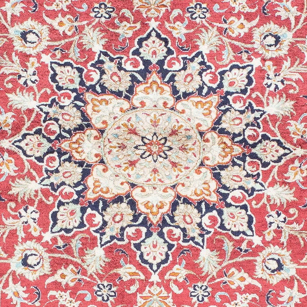 Tapis persan - Ghom - 151 x 100 cm - rouge