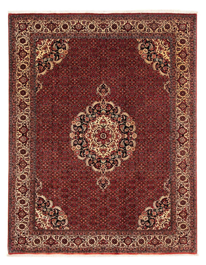Tapis persan - Bidjar - 272 x 204 cm - rouge foncé
