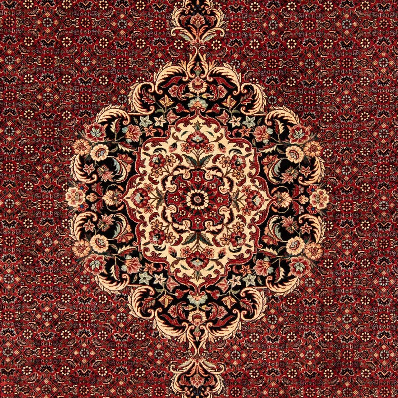 Tapis persan - Bidjar - 272 x 204 cm - rouge foncé