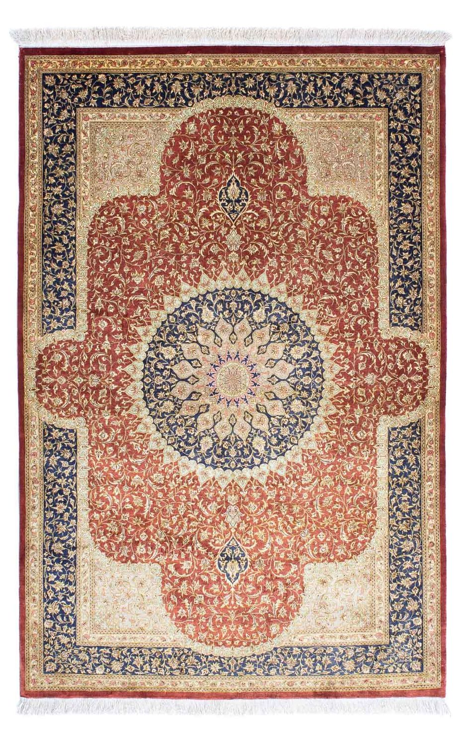 Tapis persan - Ghom - 154 x 100 cm - rouille