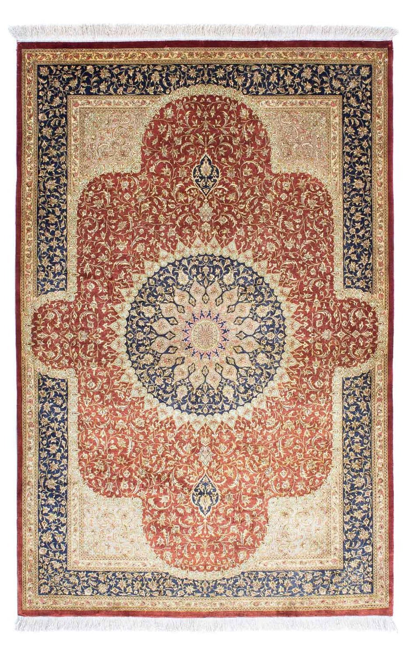 Tapis persan - Ghom - 154 x 100 cm - rouille