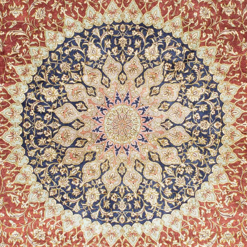 Tapis persan - Ghom - 154 x 100 cm - rouille